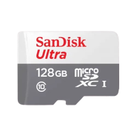 SanDisk Ultra 128GB Class-10 100mbps Micro SDXC UHS-I Memory Card (SDSQUNR-128G-GN6MN)