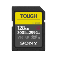 Sony SF-G Tough Series UHS-II SDXC 128GB Memory Card