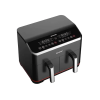 Sharp KF-DF80RT-K3 8L Double Basket Air Fryer
