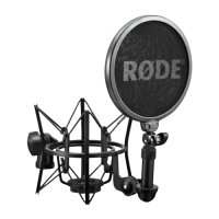 RODE SM6 Studio Microphone Shock Mount With Detachable Pop Filter