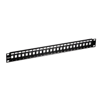 TRENDnet TC-KP24 24-Port Blank Keystone 1U Patch Panel