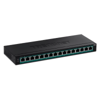 TRENDnet TPE-TG160H 16-Port Gigabit PoE+ Switch