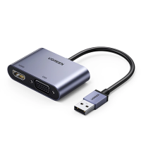 Ugreen CM449 USB-A to HDMI/VGA Converter