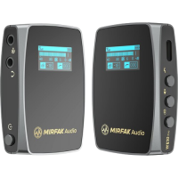 MIRFAK WE10 PRO Dual Transmitter Wireless Lavalier Microphone System