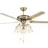 YAMADA (MALAYSIA) 001E 52" Ceiling Fan 5 Blades Underlight and Remote Control