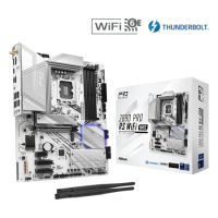 ASRock Z890 Pro RS WiFi White LGA1851 DDR5 ATX Motherboard